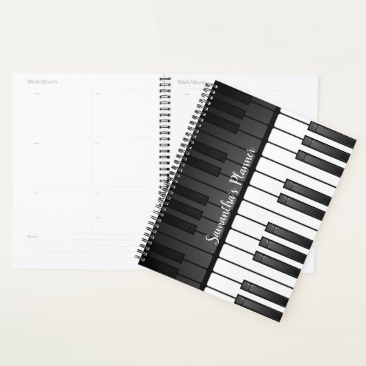 Weekelijks ontwerp van pianotoetsenbord/Maandelijk Planner (Display)