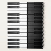 Weekelijks ontwerp van pianotoetsenbord/Maandelijk Planner (Achterkant)