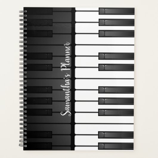 Weekelijks ontwerp van pianotoetsenbord/Maandelijk Planner (Voorkant)