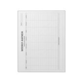 Weekelijkse Agenda Notitieblok (Linkerzijde)