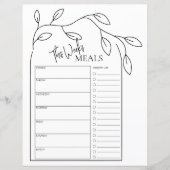 Weekelijkse Meekelijkse Planner van de Tekst van h (Voorkant)