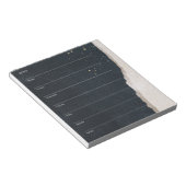 Weekelijkse Planner Organisator om een moderne lij Notitieblok (Schuin)