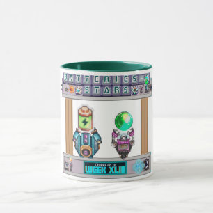 Weekelijkse Trofee Synthese Batterijen & Stars Mok