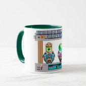 Weekelijkse Trofee Synthese Batterijen & Stars Mok (Voorkant links)