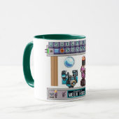 Weekelijkse Trofee Synthese Batterijen & Stars Mok (Voorkant links)