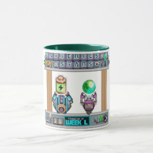 Weekelijkse Trofee Synthese Batterijen & Stars Mok