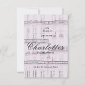 Weekend a Paris Bachelorette  Invitation Kaart (Voorkant)