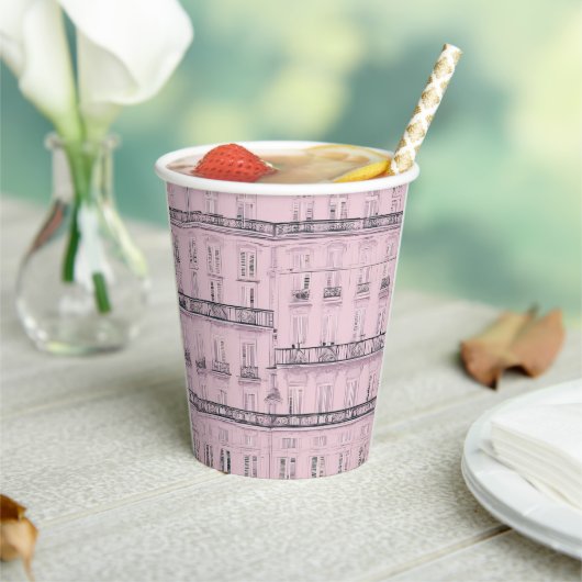 Weekend a Paris  Papieren Bekers (Insitu)