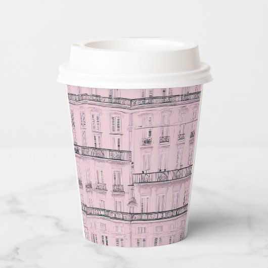 Weekend a Paris  Papieren Bekers (Achterkant)