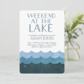Weekend aan het Meer Jongensuitje Kaart (Staand voorkant)