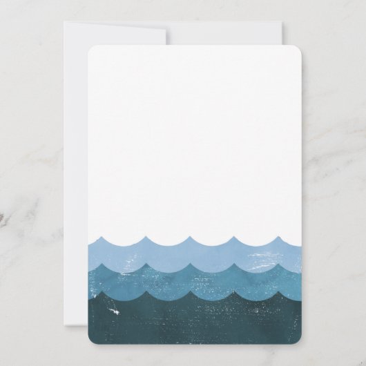 Weekend aan het meer vrijgezellenfeest kaart (Achterkant)