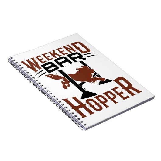 Weekend Bar Hopper Agility Dog Trainer Owner Notitieboek (Rechterzijde)