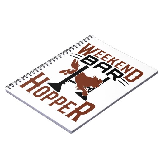 Weekend Bar Hopper Agility Dog Trainer Owner Notitieboek (Linkerzijde)