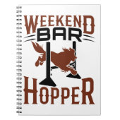 Weekend Bar Hopper Agility Dog Trainer Owner Notitieboek (Voorkant)