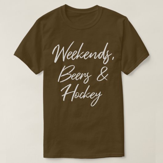 Weekend Bieren en Hockey III T-shirt (Design voorkant)