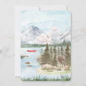 Weekend bij het meer | Uitnodiging Bachelor Party (Achterkant)