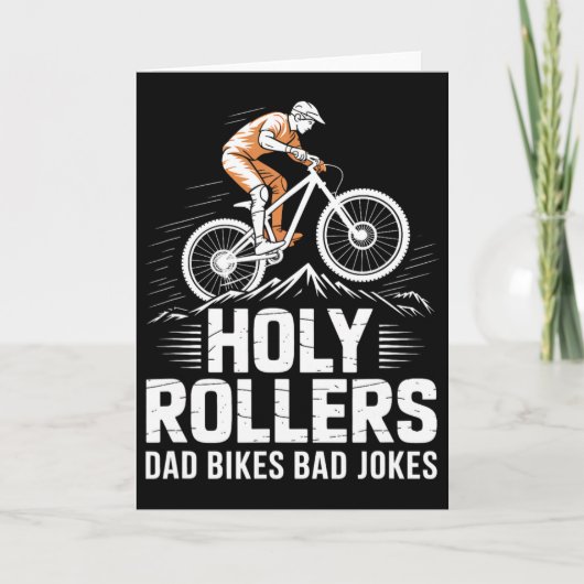 Weekend Boomlijn Uitzicht Mountainbiken Papa Kaart (Voorkant)