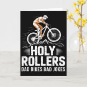 Weekend Boomlijn Uitzicht Mountainbiken Papa Kaart (Gele Bloem)