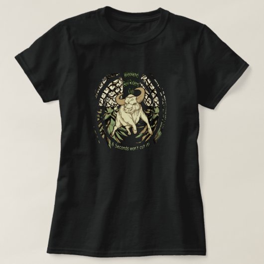 Weekend Bull Riders Club Upside-down Ananas 8 T-shirt (Design voorkant)