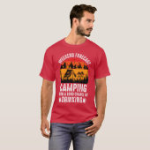 Weekend camping friend t-shirt (Voorkant volledig)