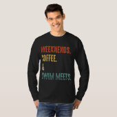 Weekend Coffee Swim ontmoet Retro Drink Coffee Swi T-shirt (Voorkant volledig)