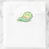 Weekend Energie Ronde Sticker (Tas)