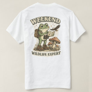 Weekend-expert op het gebied van wilde dieren Scha T-shirt