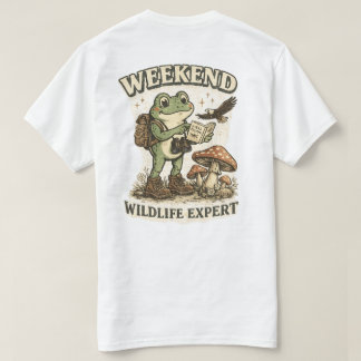 Weekend-expert op het gebied van wilde dieren Scha T-shirt