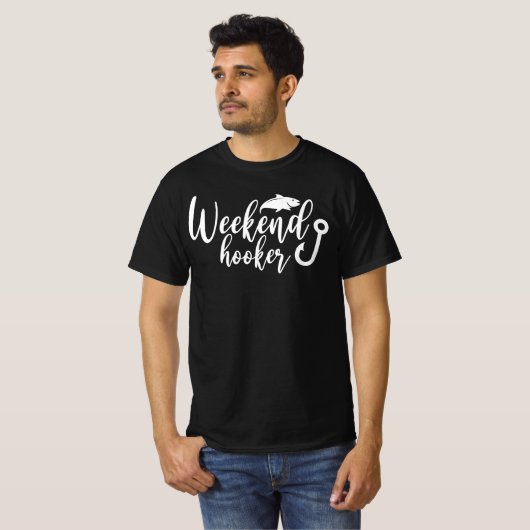 Weekend Fisherman T-shirt (Voorkant volledig)