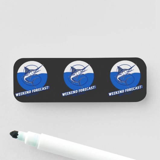Weekend Forecast  100% Chance  Naamplaatje (In situ)