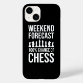Weekend Forecast - 100% Chance of Chess Case-Mate iPhone Case (Achterkant)