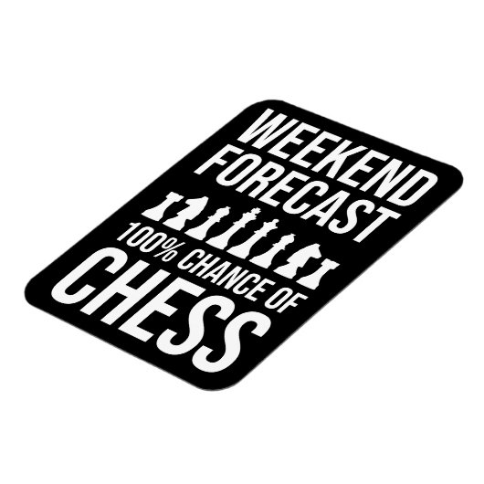 Weekend Forecast - 100% Chance of Chess Magneet (Linkerzijde)