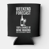 Weekend Forecast - 100% Chance of Wine Making Blikjeskoeler (Voorkant)