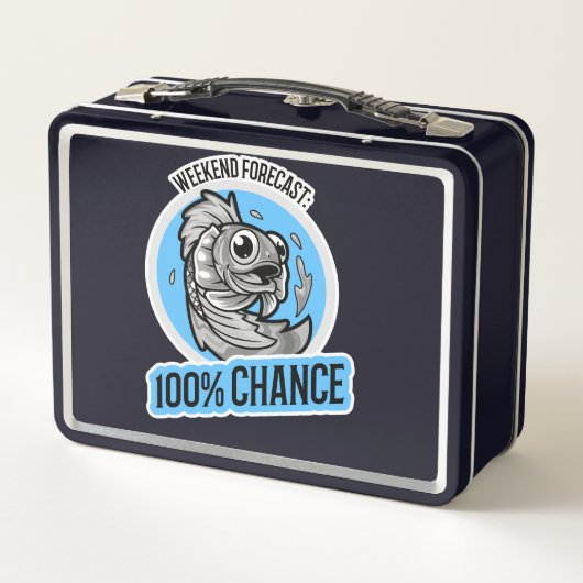 Weekend Forecast 100% Chance T-Shirt (Achterkant)