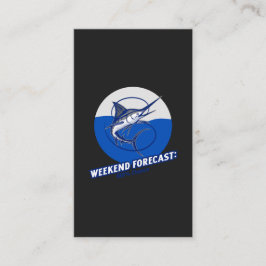 Weekend Forecast  100% Chance  Visitekaartje