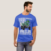 Weekend Forecast 4 Wheeling Mud ATV Wheeler MX T-shirt (Voorkant volledig)