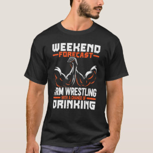 Weekend Forecast Arm die met een kans van Dr. T-shirt