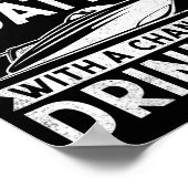 Weekend Forecast Boating With A Chance Of Drinking Poster (Hoek)