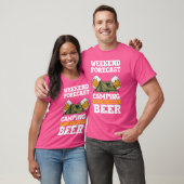 Weekend Forecast Camping With A Chance Of Beer boy T-shirt (Unisex)