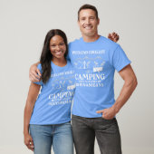 Weekend Forecast Camping With A Chance Of Funny bo T-shirt (Unisex)