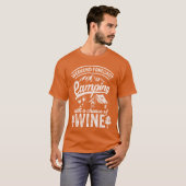 Weekend Forecast Camping With Chance Of Wine Camg  T-shirt (Voorkant volledig)