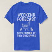 Weekend Forecast Chicken Farmer Chicken Lover Roos T-shirt (Design voorkant)