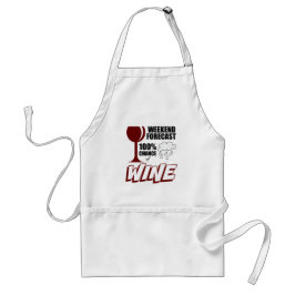 Weekend Forecast Cloudy 100% Wijnkeuze Standaard Schort