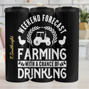 Weekend Forecast Farming Drink Thermosbeker