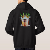 Weekend Forecast Football Met Kans van Drink Hoodie (Achterkant)