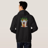 Weekend Forecast Football Met Kans van Drink Hoodie (Achterkant volledig)