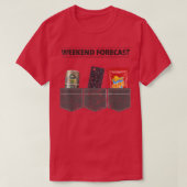 WEEKEND FORECAST, FUN BEER, BEER T-SHIRT (Design voorkant)
