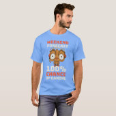 Weekend Forecast Gaming Funny Gamer Gift funny boy T-shirt (Voorkant volledig)