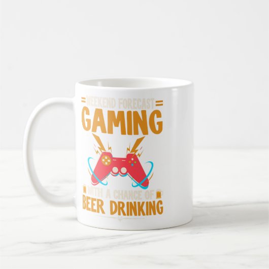 Weekend Forecast Gaming Kleding Computer Video Gam Koffiemok (Links)