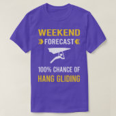 Weekend Forecast Hang Gliding Glider T-shirt (Design voorkant)